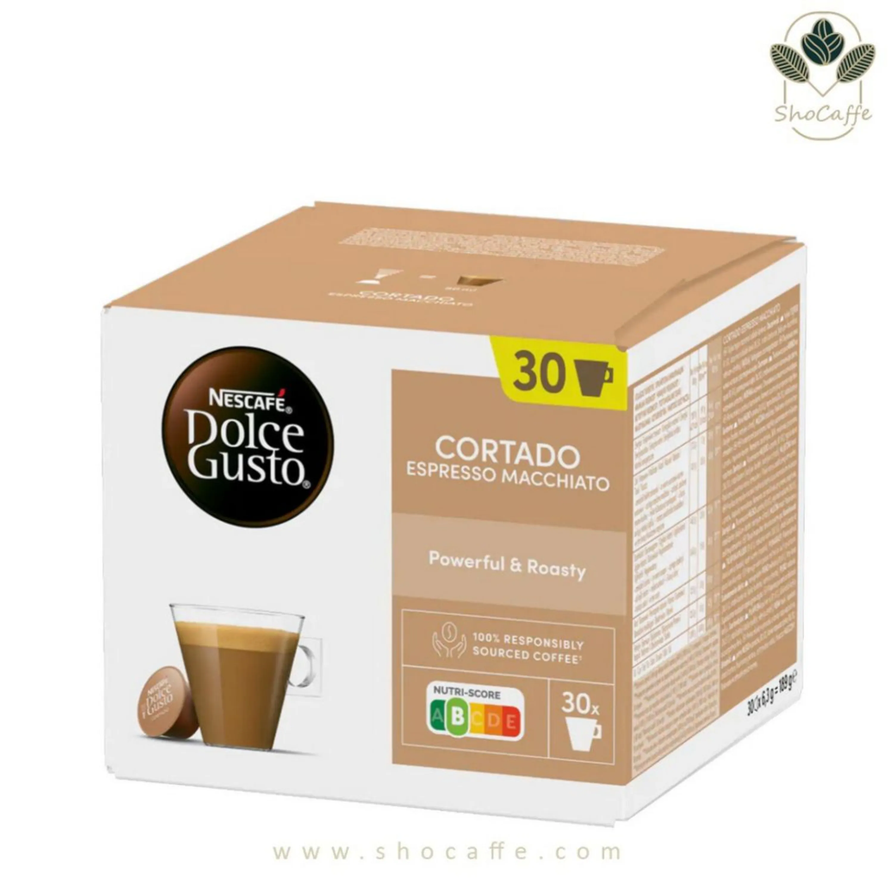 کپسول قهوه دولچه گوستو مدل کورتادو Cortado - سی عددی
